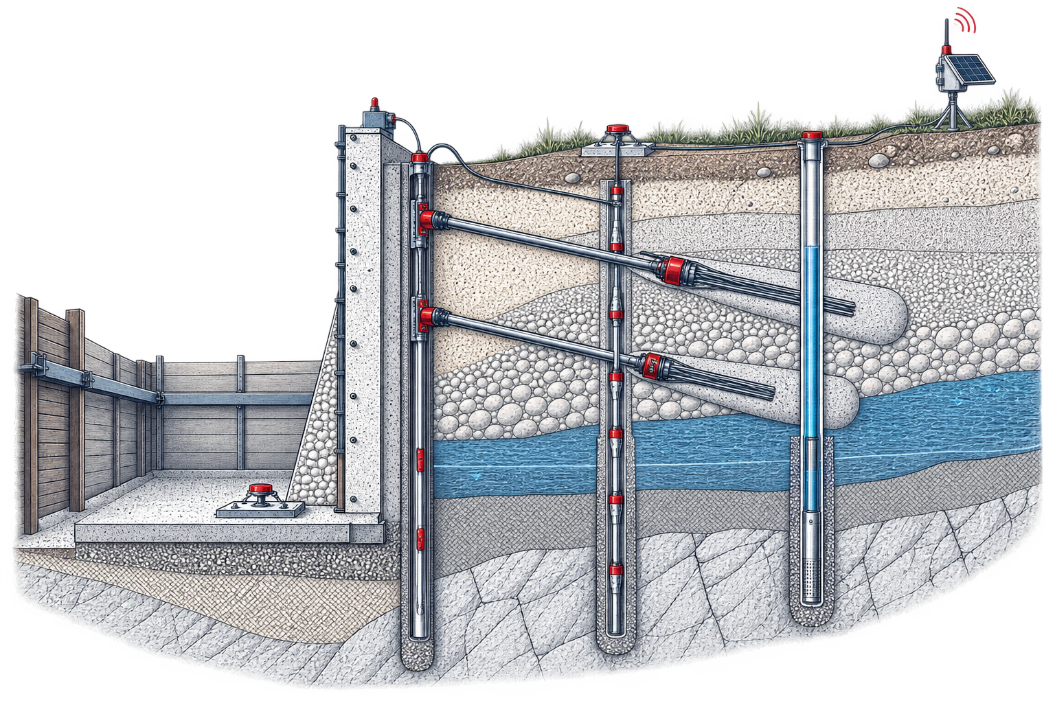 Geoteknik enstrümantasyon & izleme şeması