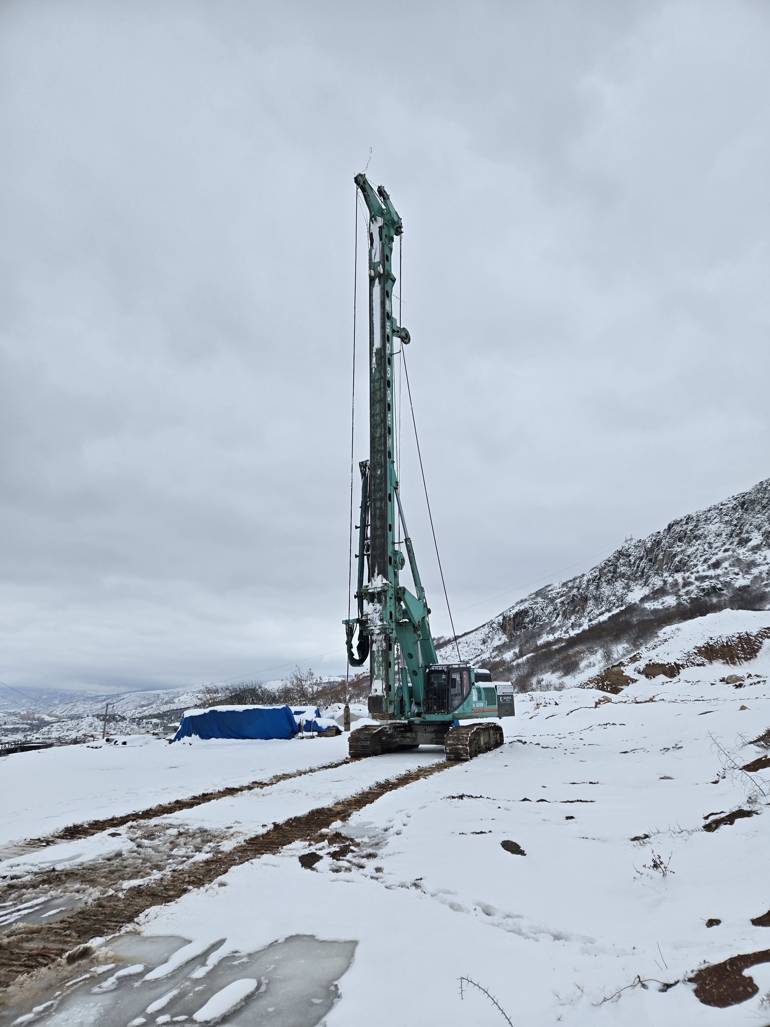 TOKAT ORGANİZE SANAYİ HEYELAN ÖNLEME PROJESİ FORE KAZIK İMALATLARI